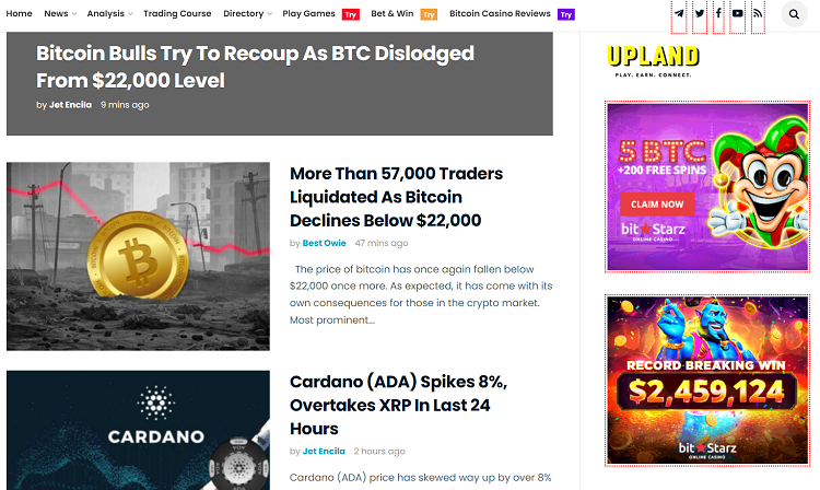 Crypto website. Newsbtc.com