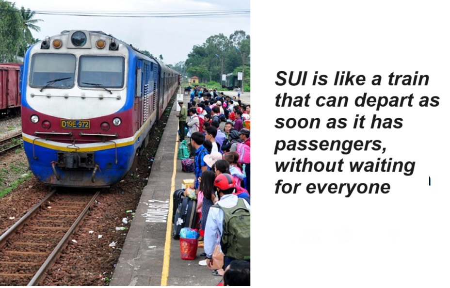 What is Sui coin? Sui is like a train that can depart at any time