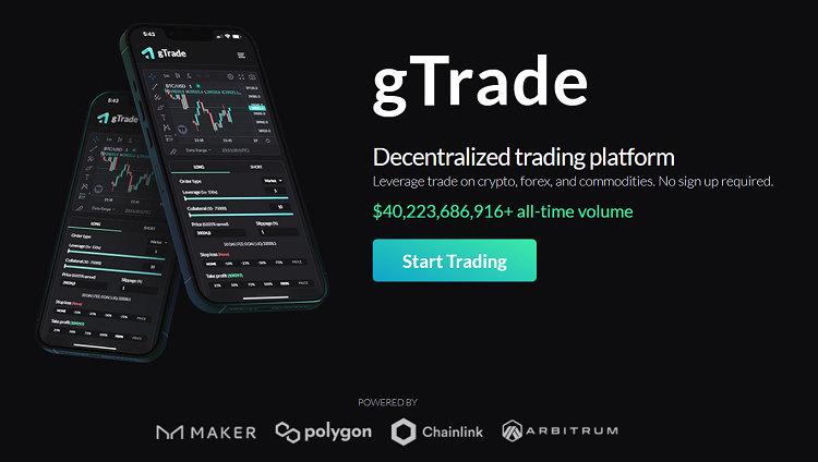 Best Decentralized Exchanges. gTrade Exchange