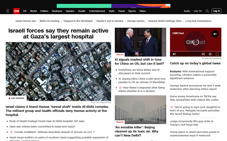 TOP 10 most visited News Websites in the world. CNN
